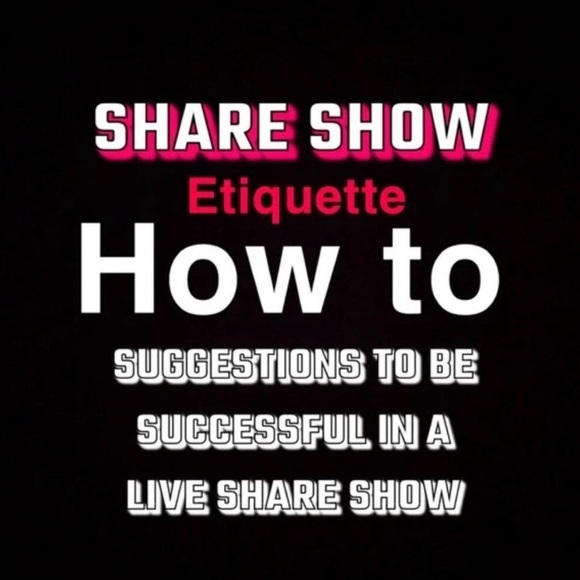 Being Successful in a Share Show - Share Show Etiquette Suggestions - Picture 1 of 5